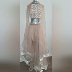 Rianna Couture Champagne 2 Piece Luxury Set